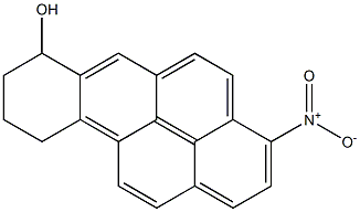 7-HYDROXY-3-NITRO-7,8,9,10-TETRAHYDROBENZ(A)PYRENE 结构式