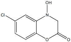 4-HYDROXY-6-CHLORO-1,4-BENZOXAZINONE 结构式
