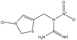 N2CHLOROTHIAZOL5YLMETHYLNNITROGUANIDINE 结构式