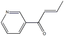 1-(3-PYRIDYL)-2-BUTEN-1-ONE 结构式