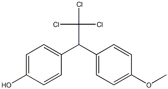 1,1,1-TRICHLORO-2-(4-HYDROXYPHENYL)-2-(4-METHOXYPHENYL)ETHANE 结构式