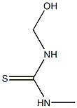 N-METHYL-N'-(HYDROXYMETHYL)THIOUREA 结构式