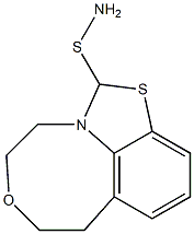 OXYDIETHYLENE-2-BENZTHIAZYLSULPHENAMIDE 结构式