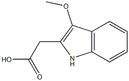 METHOXYINDOLEACETICACID 结构式