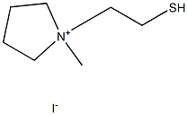 N-(2-MERCAPTOETHYL)-N-METHYLPYRROLIDINIUMIODIDE 结构式