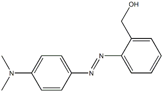 2'-HYDROXYMETHYL-4-(N,N-DIMETHYLAMINO)AZOBENZENE 结构式