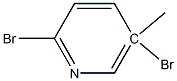 2,5-DIBROMO-5-METHYLPYRIDINE 结构式