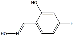 4-FLUORO-2-HYDROXYBENZALDEHYDE OXIME 结构式