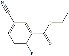 5-CYANO-2-FLUOROBENZOIC ACID ETHYL ESTER 结构式