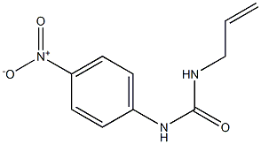 N-ALLYL-N''-(4-NITROPHENYL)UREA 结构式