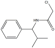 2-CHLORO-N-(2-METHYL-1-PHENYLPROPYL)ACETAMIDE 结构式