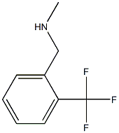 N-METHYL-N-[2-(TRIFLUOROMETHYL)BENZYL]AMINE 结构式