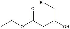 ETHYL 4-BROMO-3-HYDROXY BUTANOATE 结构式