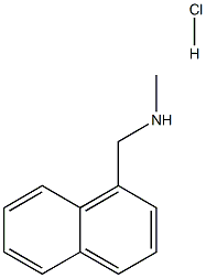 N-METHYL NAPHTHYLMETHYL AMINE HCL 结构式