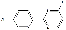 4-CHLORO-2-(4-CHLOROPHENYL)PYRIMIDINE 结构式