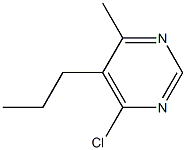 4-CHLORO-5-PROPYL-6-METHYLPYRIMIDINE 结构式