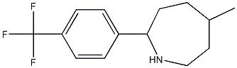 5-METHYL-2-(4-TRIFLUOROMETHYLPHENYL)AZEPANE 结构式