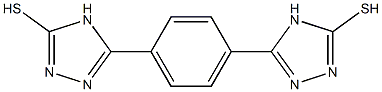 5-[4-(5-mercapto-4H-1,2,4-triazol-3-yl)phenyl]-4H-1,2,4-triazole-3-thiol 结构式