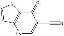 7-oxo-4,7-dihydrothieno[3,2-b]pyridine-6-carbonitrile 结构式