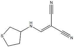 2-[(tetrahydrothiophen-3-ylamino)methylidene]malononitrile 结构式