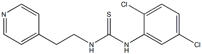 N-(2,5-dichlorophenyl)-N'-[2-(4-pyridyl)ethyl]thiourea 结构式