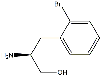 (S)-2-amino-3-(bromophenyl)propan-1-ol 结构式