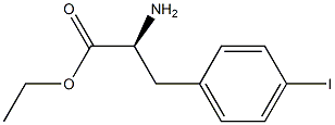 (S)-ethyl 2-amino-3-(4-iodophenyl)propanoate 结构式