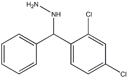 1-((2,4-dichlorophenyl)(phenyl)methyl)hydrazine 结构式