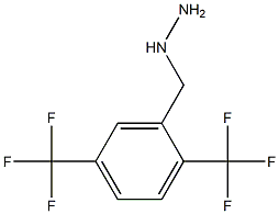 1-(2,5-bis(trifluoromethyl)benzyl)hydrazine 结构式