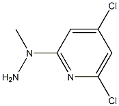 1-(4,6-dichloropyridin-2-yl)-1-methylhydrazine 结构式