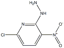 1-(6-chloro-3-nitropyridin-2-yl)hydrazine 结构式