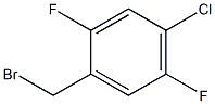 1-(bromomethyl)-4-chloro-2,5-difluorobenzene 结构式