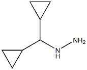 1-(dicyclopropylmethyl)hydrazine 结构式