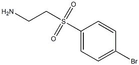 2-(4-bromophenylsulfonyl)ethanamine 结构式