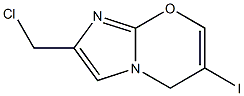 2-(chloromethyl)-6-iodoH-imidazo[1,2-a]pyridine 结构式