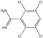 2,3,5,6-tetrachlorobenzamidine 结构式
