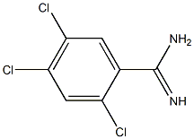 2,4,5-trichlorobenzamidine 结构式