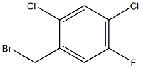 2,4-dichloro-5-flurobenzyl bromide 结构式