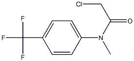 2-chloro-N-(4-(trifluoromethyl)phenyl)-N-methylacetamide 结构式