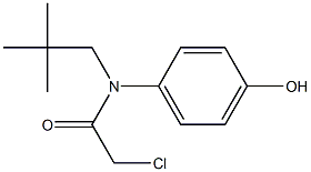 2-chloro-N-(4-hydroxyphenyl)-N-neopentylacetamide 结构式