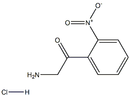 2-NITROPHENACYLAMINE HYDROCHLORIDE 结构式