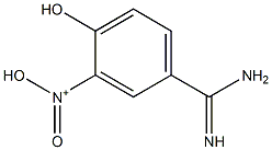 N-(5-carbamimidoyl-2-hydroxyphenyl)-N-oxohydroxylammonium 结构式