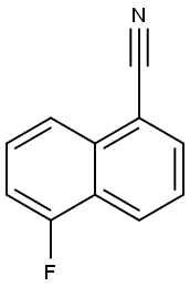 1-Cyano-5-fluoronaphthalene 结构式