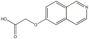 6-异喹啉氧基乙酸 结构式