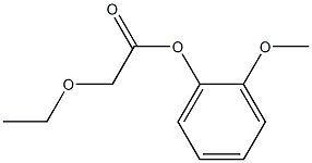 2-METHOXYPHENYL ETHOXYACETATE 结构式