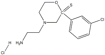 2-(3-Chlorophenyl)-2-Thiomorpholinoethanamine Hydrochloride 结构式