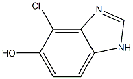 4-chloro-1H-Benzimidazol-5-ol, 结构式