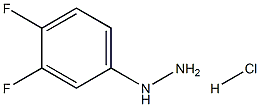 1-(3,4-difluorophenyl)hydrazine hydrochloride 结构式