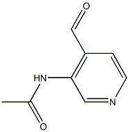 N-(4-formylpyridin-3-yl)acetamide 结构式