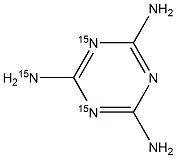 Melamine-15N3 (ring Nitrogens) 结构式